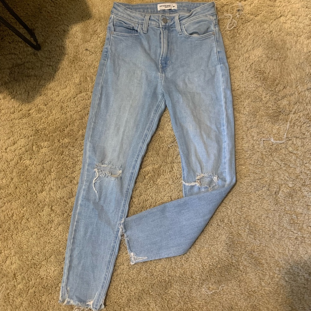 Just Black Denim distressed jeans